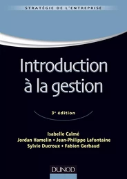 Introduction à la gestion - 3e édition