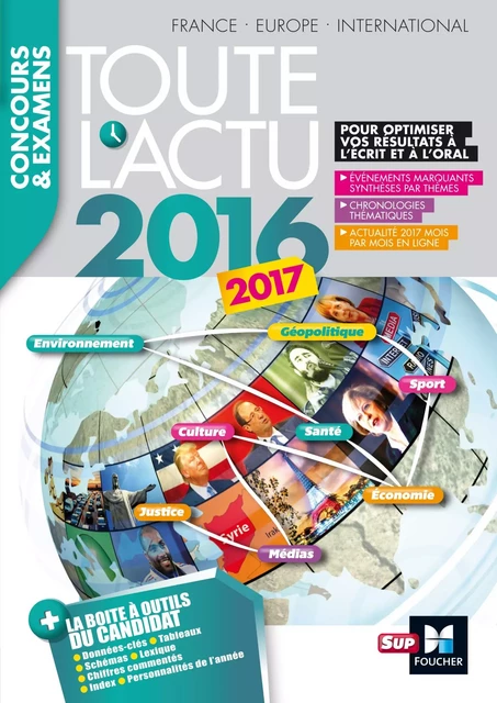 Toute l'actu 2016 Sujets et chiffres de l'actualité 2016 - Concours &amp; examens - Pierre Savary, Michel Derczansky, Yann Mens, Jérôme Sainte-Marie, Anne Ducastel - Foucher