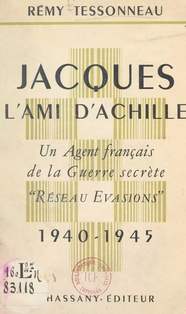 Jacques, l'ami d'Achille - Rémy Tessonneau - FeniXX réédition numérique