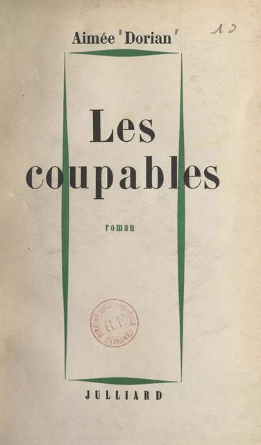 Les coupables - Aimée Dorian - FeniXX réédition numérique