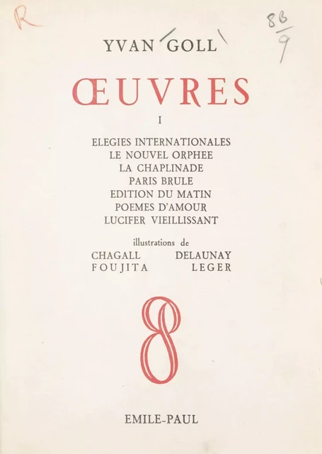 Œuvres (1) - Yvan Goll - FeniXX réédition numérique