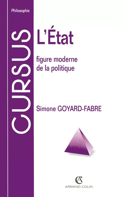 L'Etat - Simone Goyard-Fabre - Armand Colin