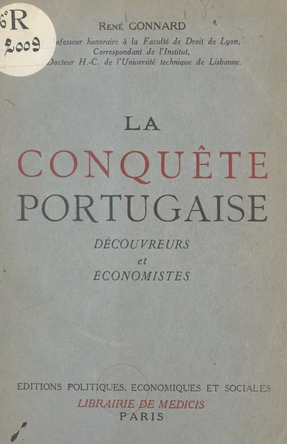 La conquête portugaise - René Gonnard - FeniXX réédition numérique