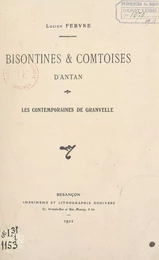 Bisontines & comtoises d'antan