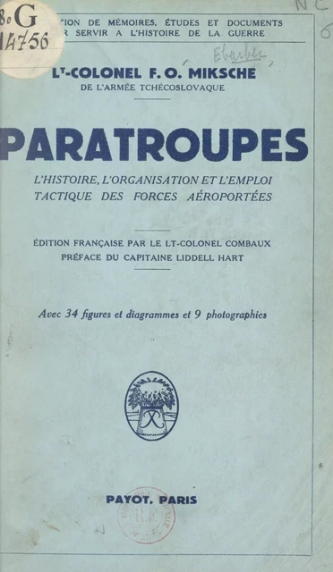 Paratroupes - Ferdinand Otto Miksche - FeniXX réédition numérique