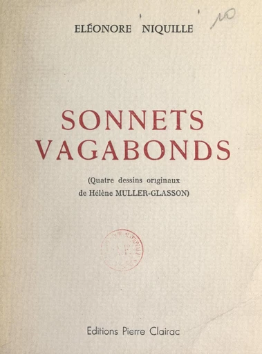 Sonnets vagabonds - Éléonore Niquille - FeniXX réédition numérique