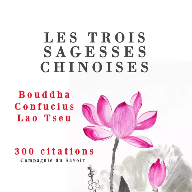 Les trois sagesses chinoises : Confucius, Lao Tseu, Bouddha - – Bouddha, Lao Tseu,  Confucius - Saga Egmont French