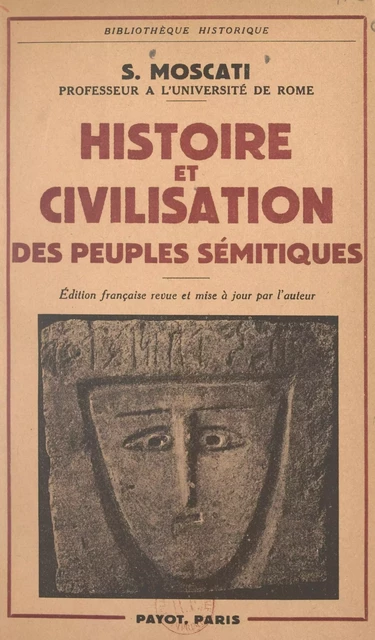 Histoire et civilisation des peuples sémitiques - Sabatino Moscati - FeniXX réédition numérique