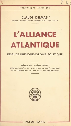 L'Alliance Atlantique - Claude Delmas - FeniXX réédition numérique