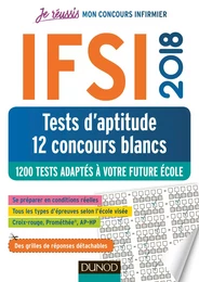 IFSI 2018 Tests d'aptitude - 12 concours blancs