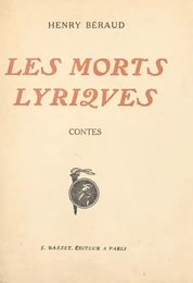 Les morts lyriques