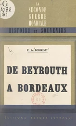 De Beyrouth à Bordeaux