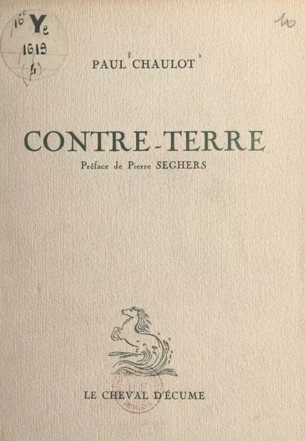 Contre-terre - Paul Chaulot - FeniXX réédition numérique