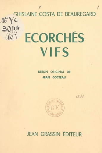 Écorchés vifs - Ghislaine Costa de Beauregard - FeniXX réédition numérique