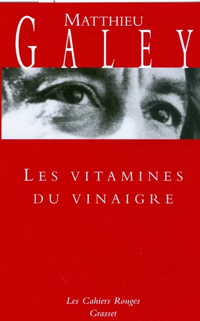 Les vitamines du vinaigre - Matthieu Galey - Grasset