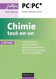 Chimie tout-en-un PC-PC* - 3e éd