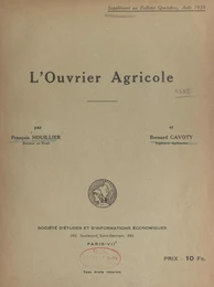 L'ouvrier agricole