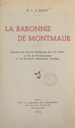 La baronnie de Montmaur