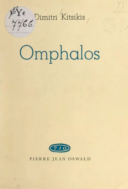 Omphalos - Dimitri Kitsikis - FeniXX réédition numérique