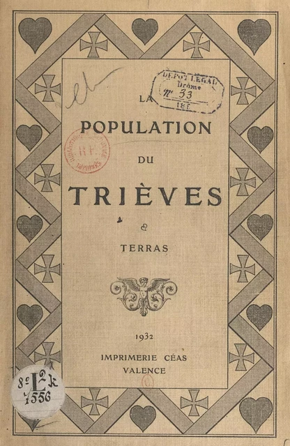 La population du Trièves - Henri Terras - FeniXX réédition numérique