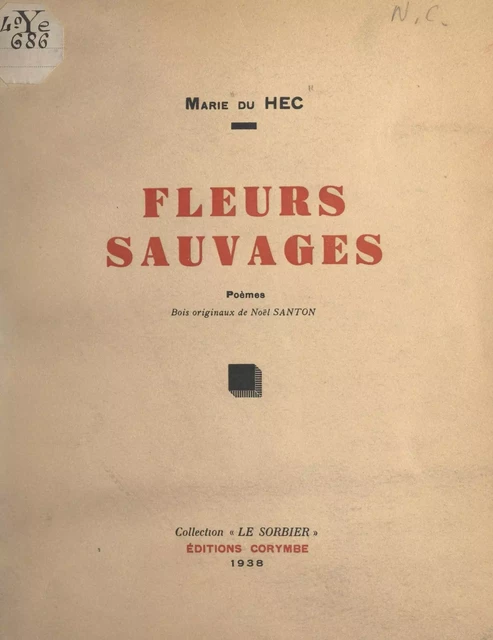 Fleurs sauvages - Marie du Hec - FeniXX réédition numérique