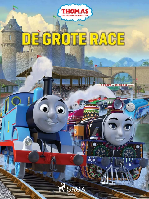 Thomas de Stoomlocomotief - De grote race -  Mattel - Saga Egmont International