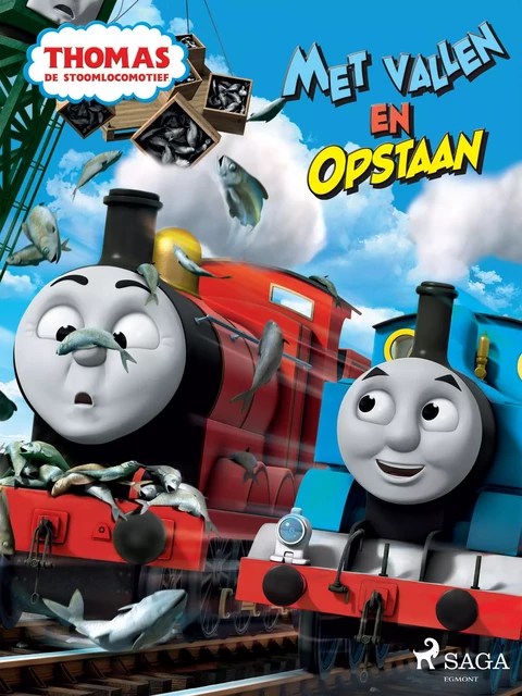 Thomas de Stoomlocomotief - Met vallen en opstaan -  Mattel - Saga Egmont International