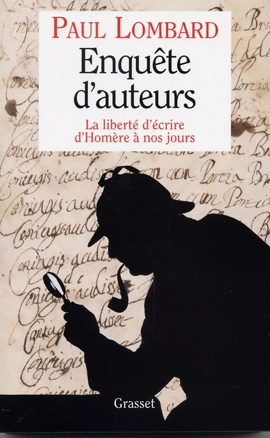 Enquête d'auteurs - Paul Lombard - Grasset