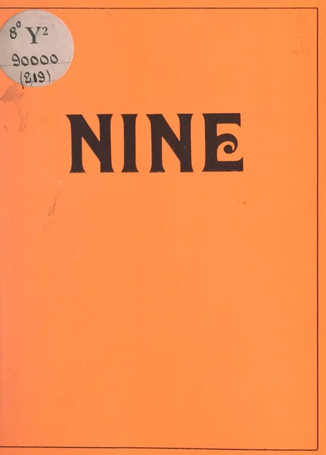 Nine ou le jouet des dames - Astor Nelswin - FeniXX réédition numérique