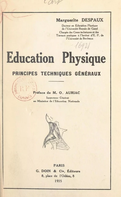 Éducation physique - Marguerite Despaux - FeniXX réédition numérique