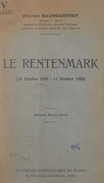 Le Rentenmark (15 octobre 1923 - 11 octobre 1924)