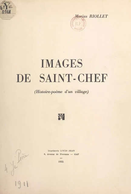 Images de Saint-Chef - Marius Riollet - FeniXX réédition numérique