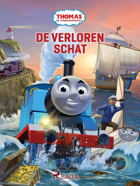 Thomas de Stoomlocomotief - De verloren schat -  Mattel - Saga Egmont International