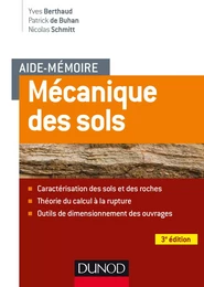 Aide-mémoire - Mécanique des sols - 3e éd.