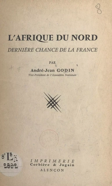 L'Afrique du Nord - André-Jean Godin - FeniXX réédition numérique