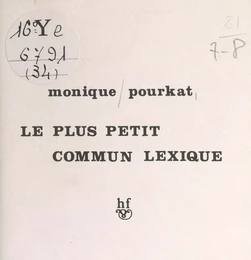 Le plus petit commun lexique