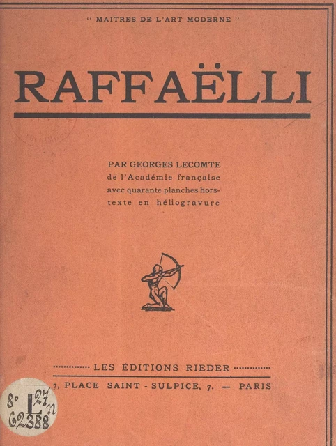 Raffaëlli - Georges Lecomte - FeniXX réédition numérique