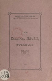 Le Cardinal Maury, tribun