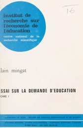 Essai sur la demande d'éducation (1)