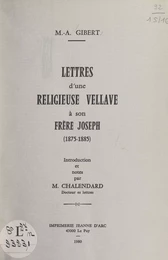 Lettres d'une religieuse vellave à son frère Joseph (1875-1885)