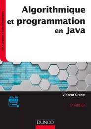 Algorithmique et programmation en Java - 5e éd.