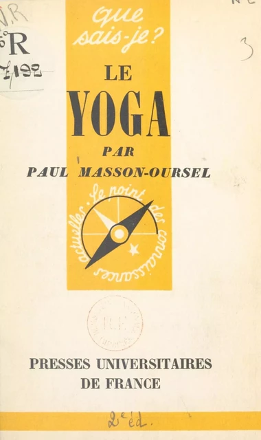 Le yoga - Paul Masson-Oursel - FeniXX réédition numérique