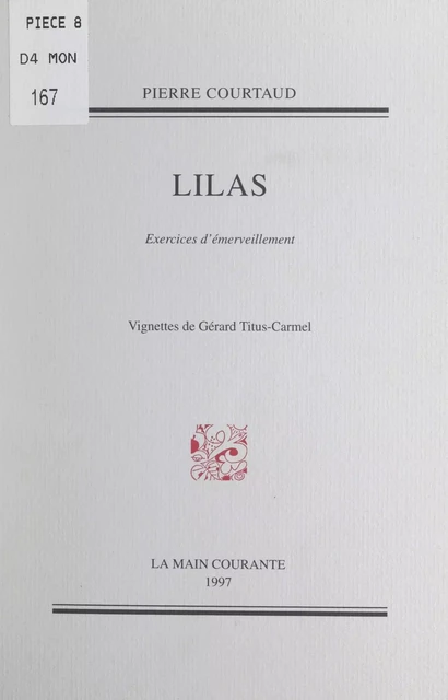 Lilas - Pierre Courtaud - FeniXX réédition numérique