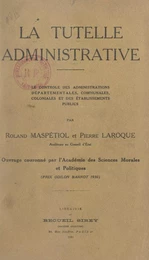 La tutelle administrative