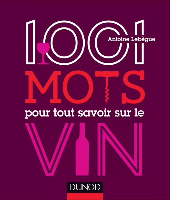 1001 mots pour tout savoir sur le vin - Antoine Lebègue - Dunod