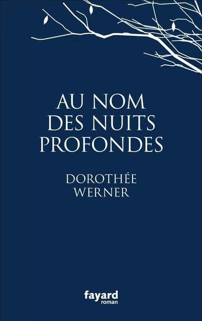 Au nom des nuits profondes - Dorothée Werner - Fayard