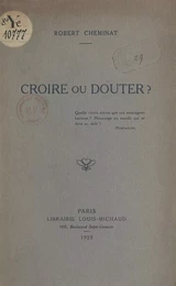 Croire ou douter ?