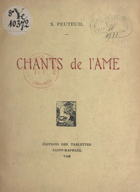 Chants de l'âme - Suzanne Peuteuil - FeniXX réédition numérique