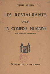 Les restaurants dans "La comédie humaine"