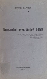 Rencontre avec André Gide